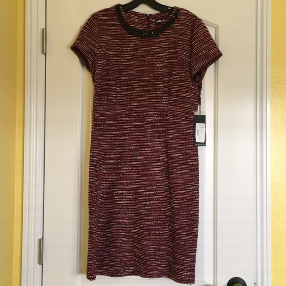 Karl Lagerfeld Paris Tweed Dress - Picture 2 of 8